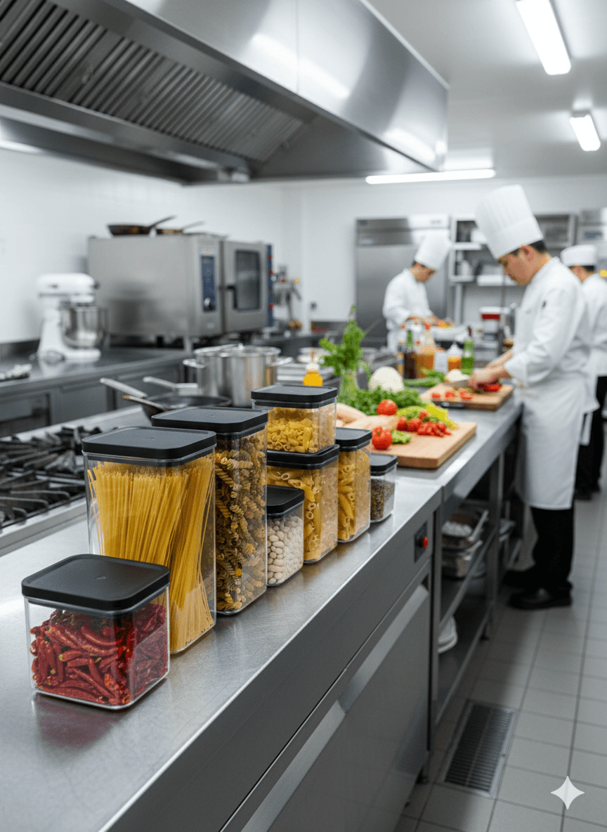 Relod devices in restaurant environment monitoring ingredient inventory